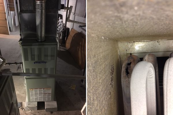 Replacing old furnace do to cracked heat exchanger that causes carbon monoxide in Skokie, IL (1)